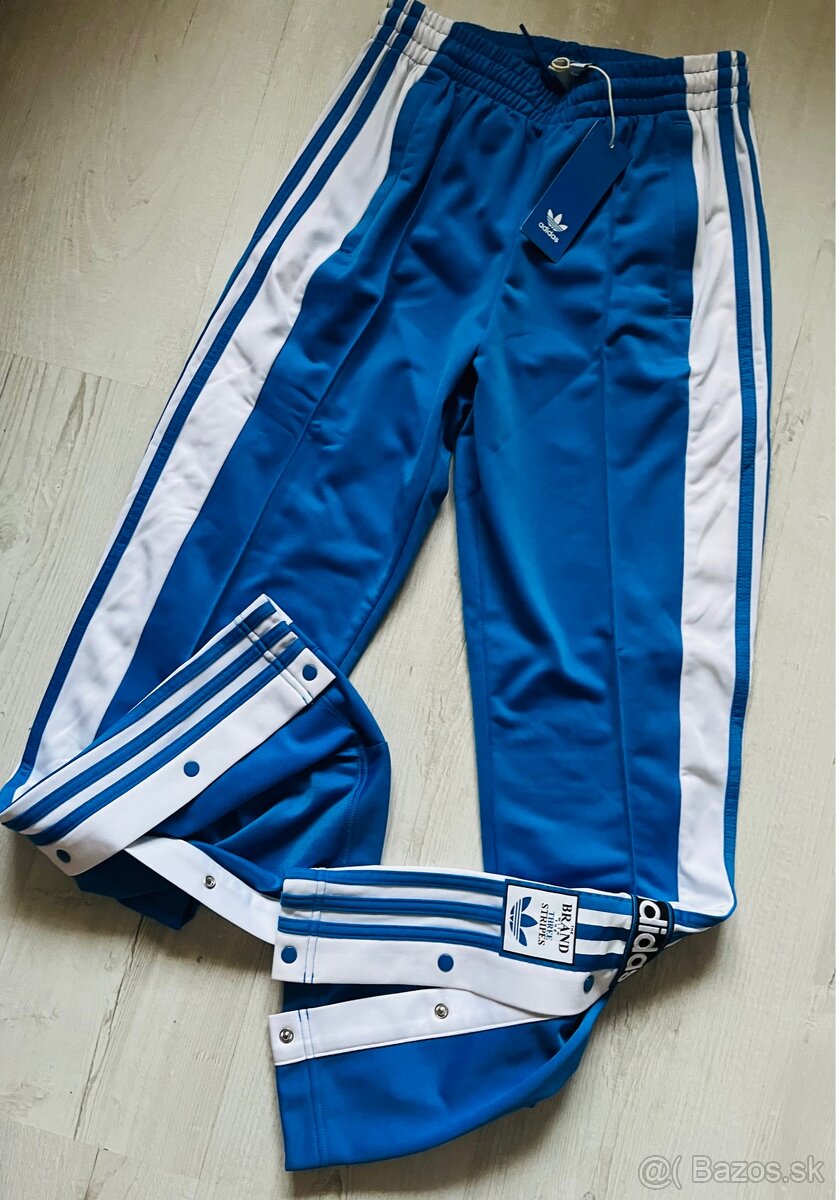 Adidas Originals modré nohavice XS