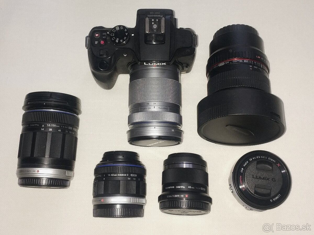 Lumix DMC-G6 a objektívy