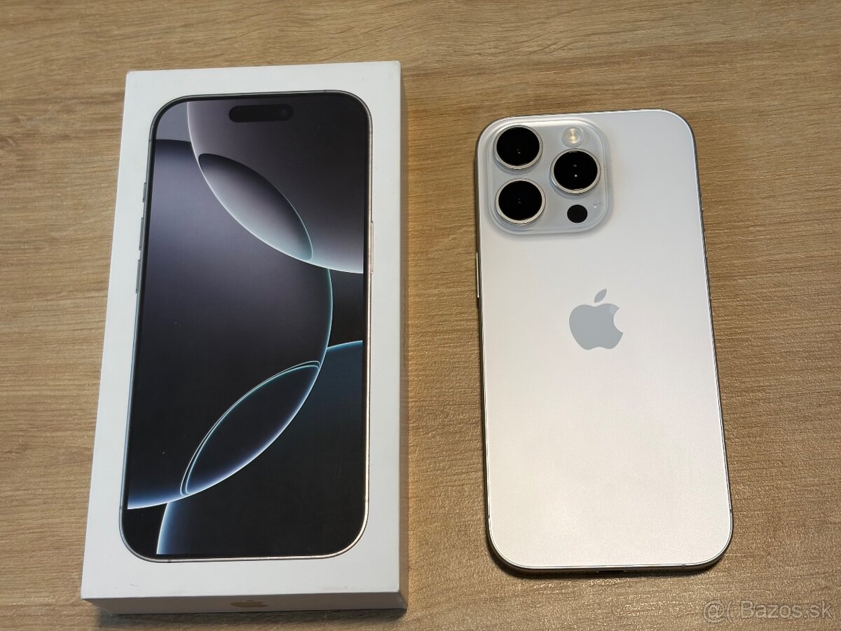 iPhone 16 Pro 128GB White Titanium