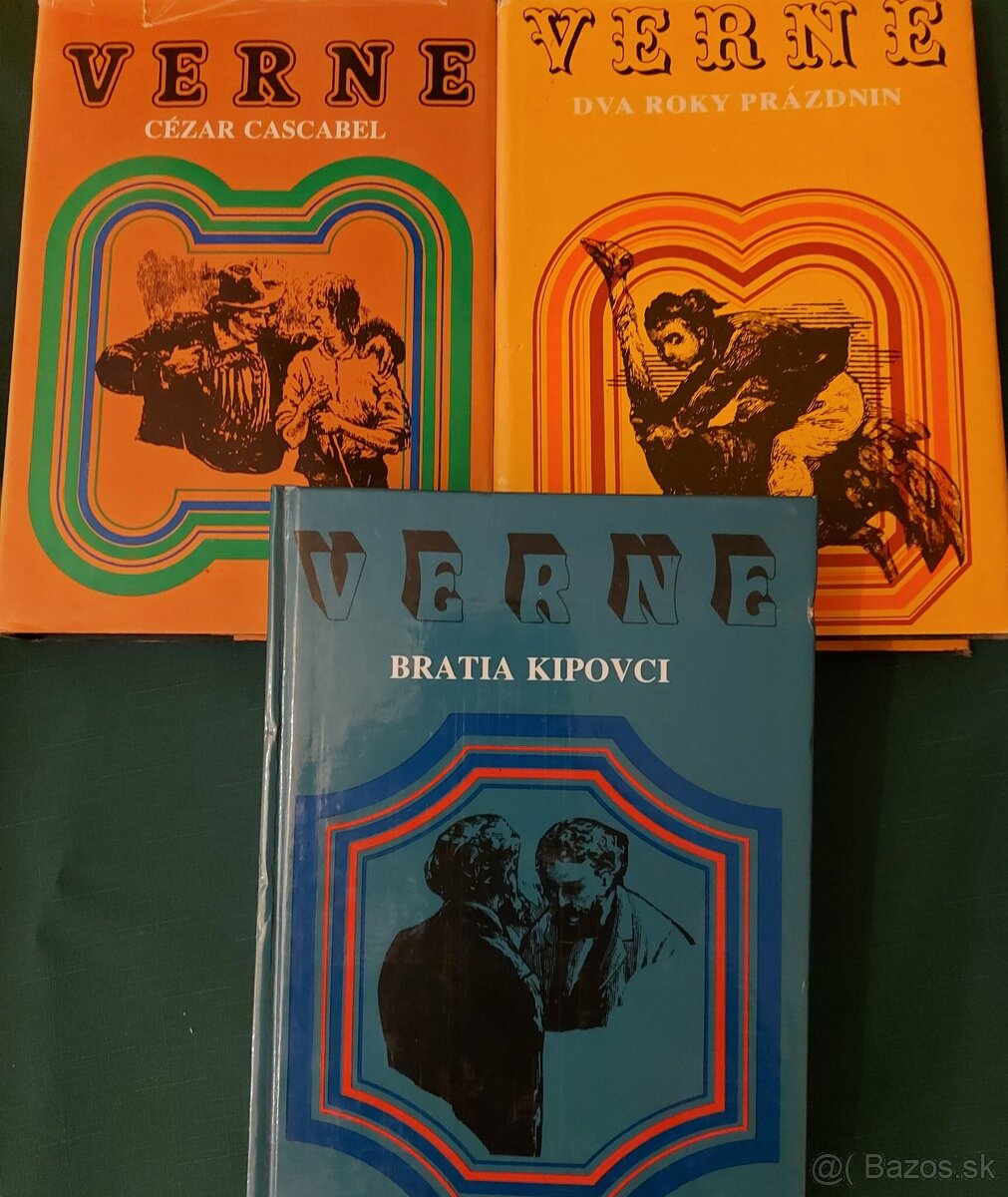 Jules Verne: Bratia Kipovci,Cézar Cascabel,Dva roky prázdnin