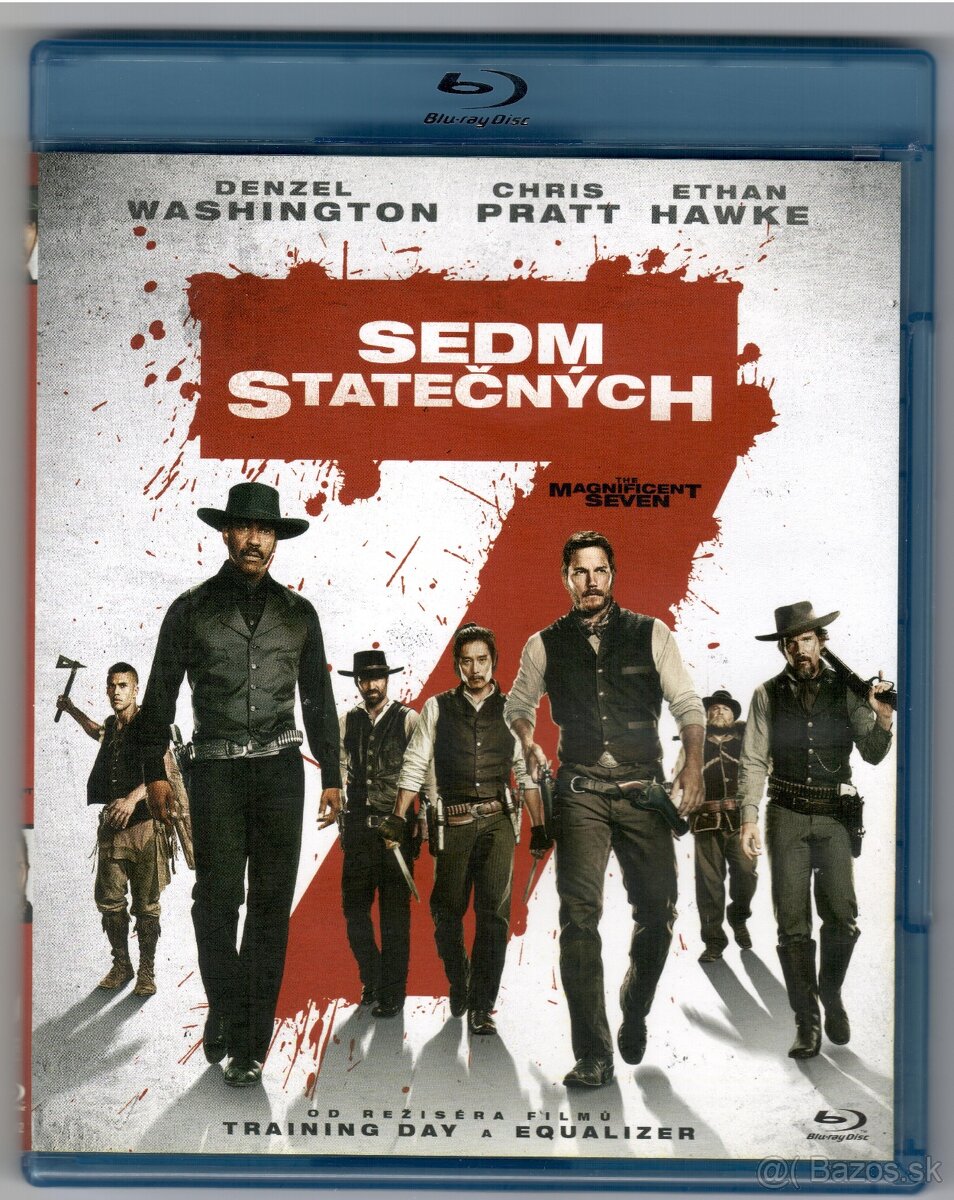Blu-ray Sedm statečných (2016) - rozbalené