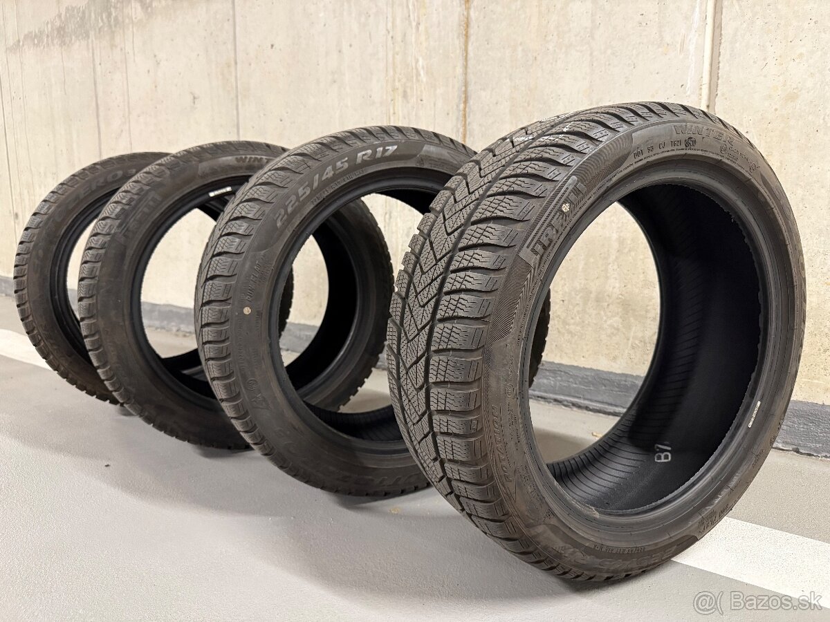 4x Pirelli Winter Sottozero 3 225/45 R17 91H Run-Flat