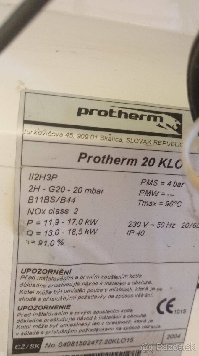 Kotol Protherm Medveď s ohrievačom vody