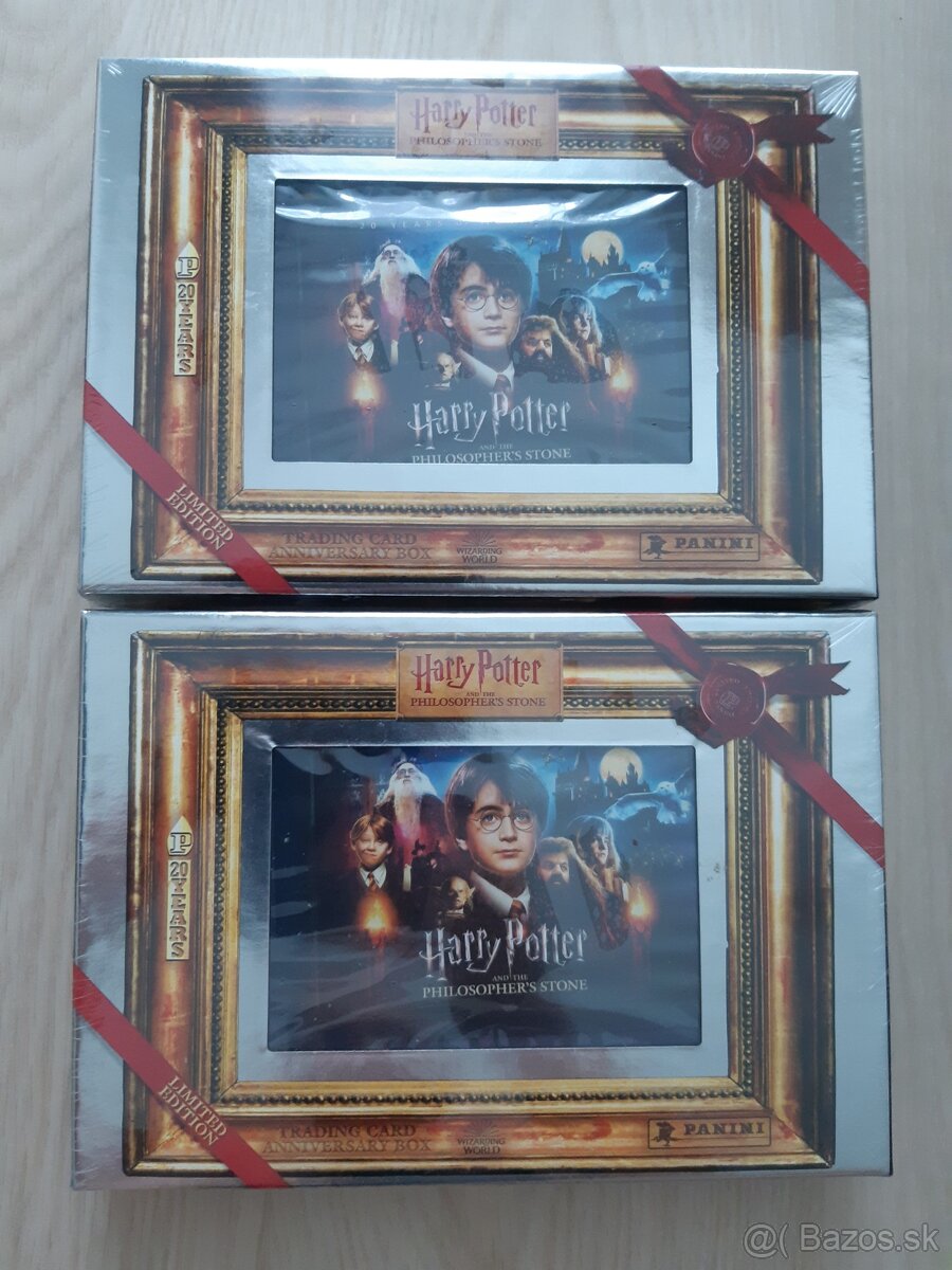 Predám unikátne zberateľské karty Harry Potter k 20. výročiu