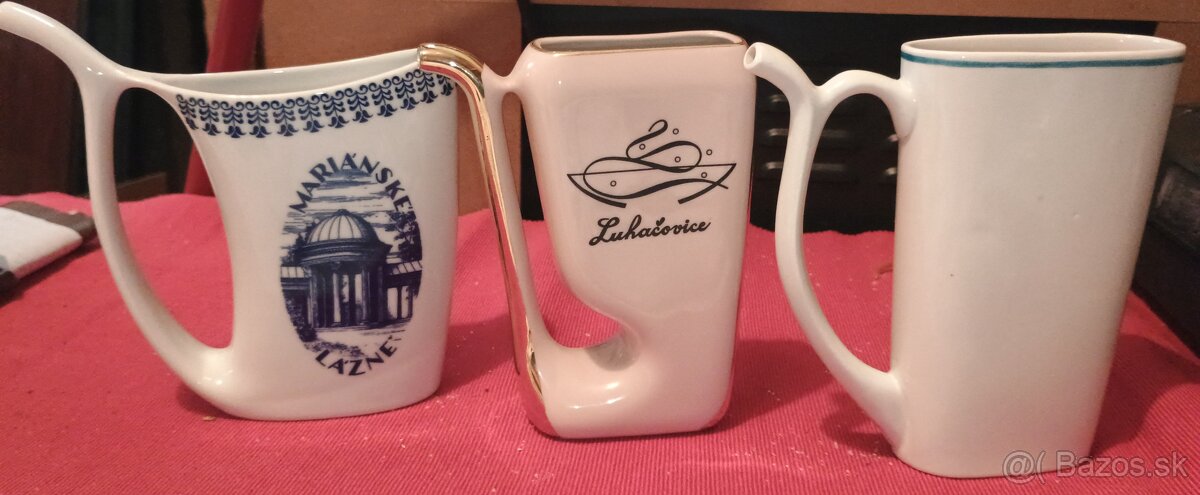 Porcelánové kupelové poháre