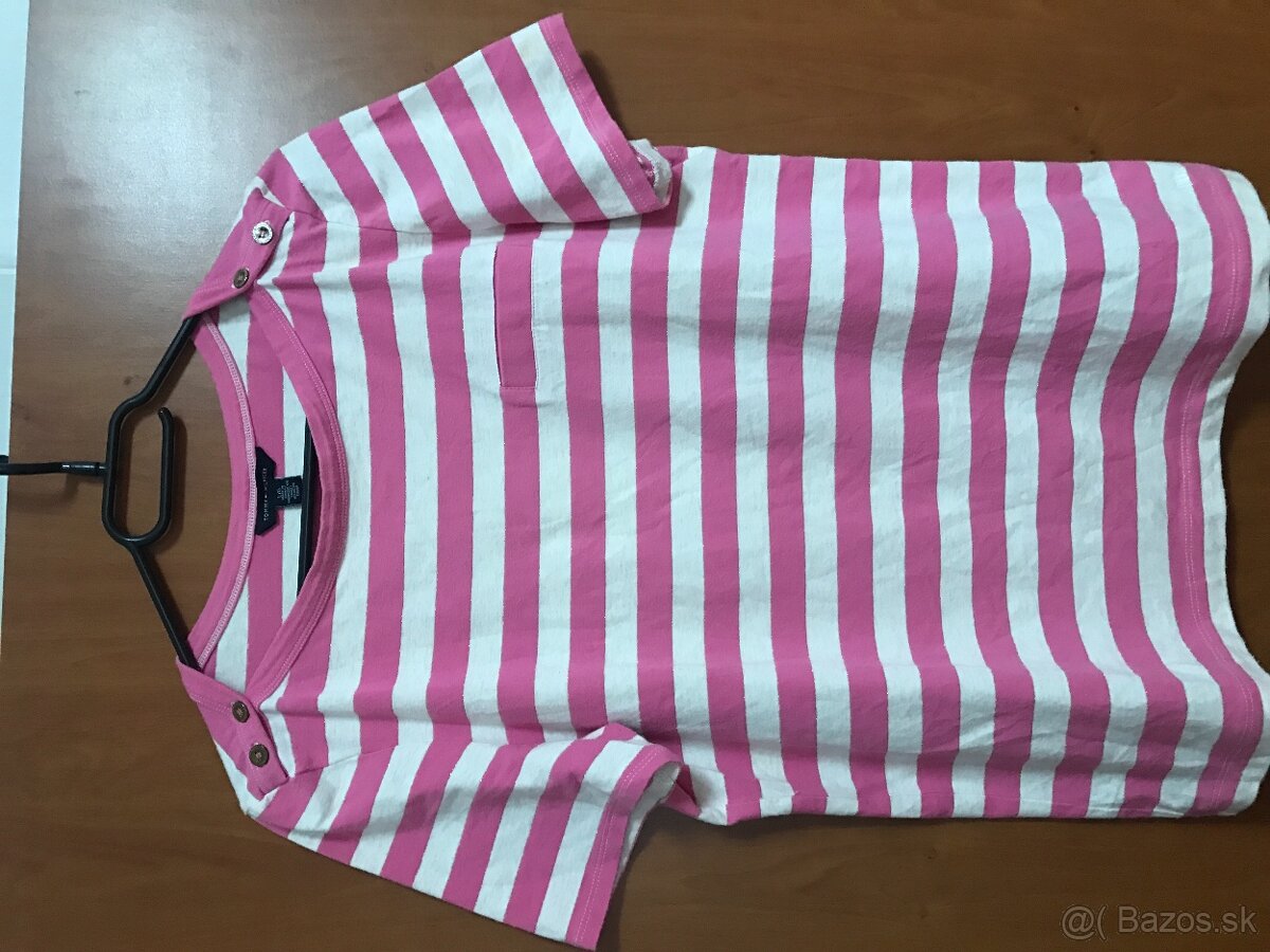 TOMMY HILFIGER originál nová kolekcia pasikave tricko L