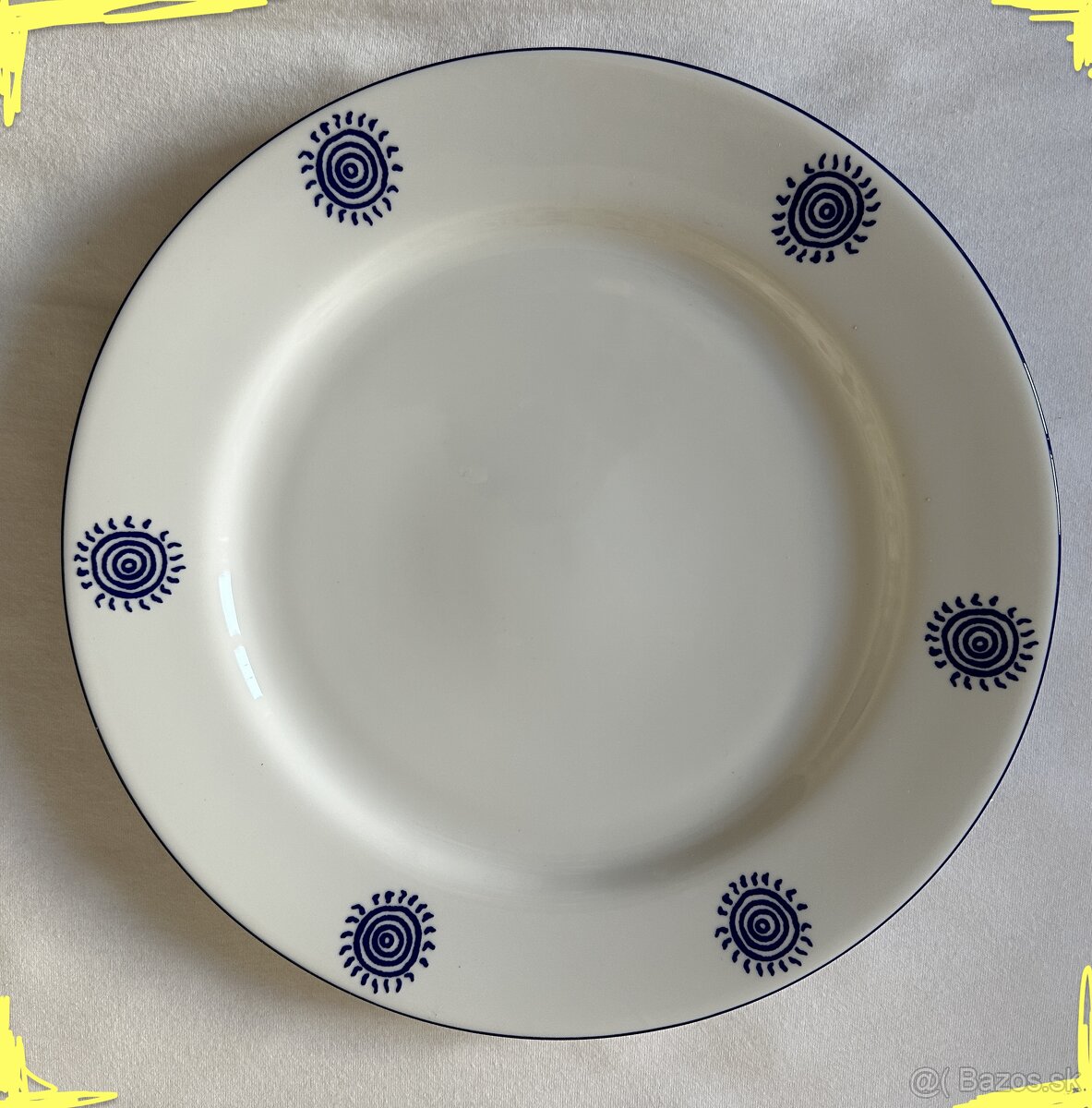Od ARAMISA G.A.Barcelona BIELY PORCELÁNOVy TANIER za 10eur
