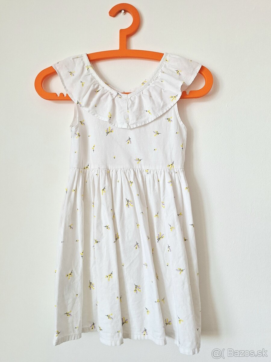 Ľanové šaty značky Kiabi, 8 rokov