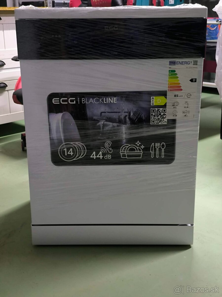 Umývačka riadu ECG EDF 300363 BLACKLINE