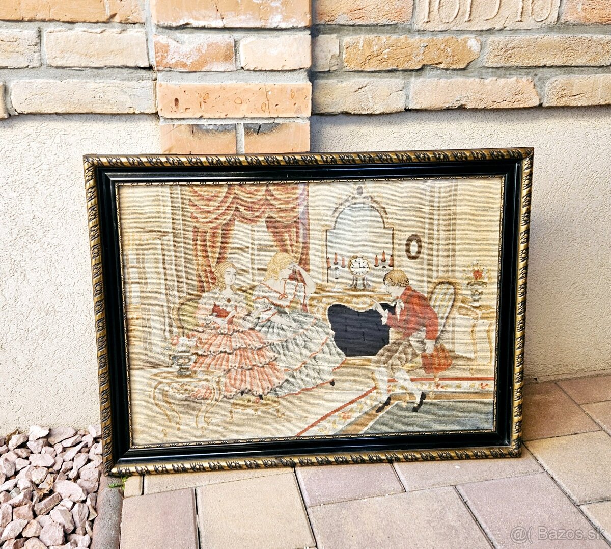 VEĽKÝ OBRAZ BAROKOVÝ MOTÍV