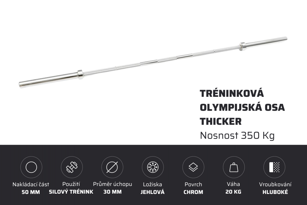 Stronggear THICKER BAR a BUMPER KOTÚČE
