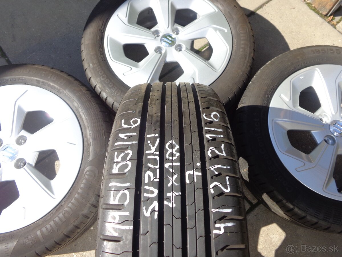 4x100 r16 Suzuki Swift aludisky +pneu gratis