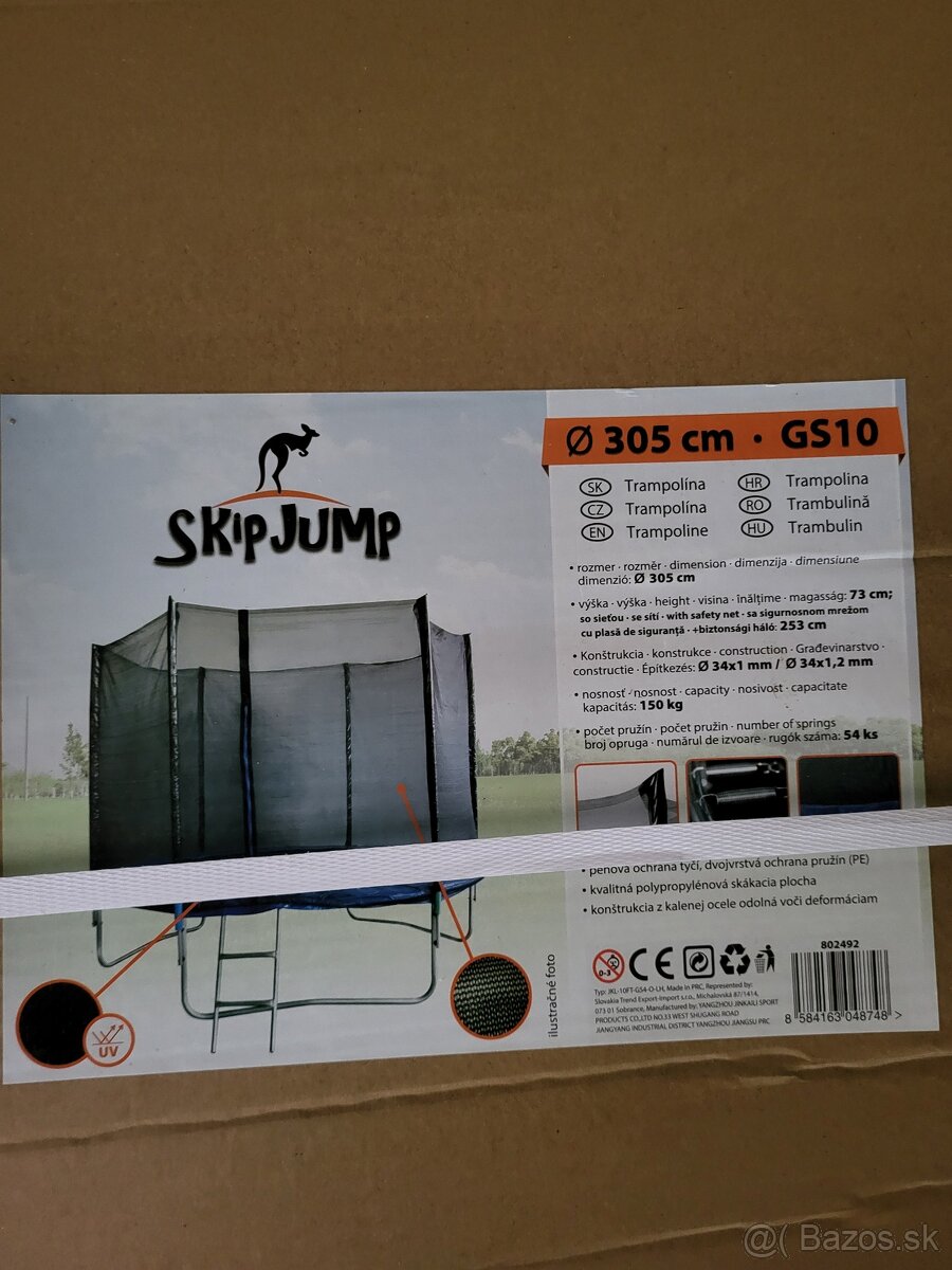 PREDAM NOVÚ TRAMPOLÍNU