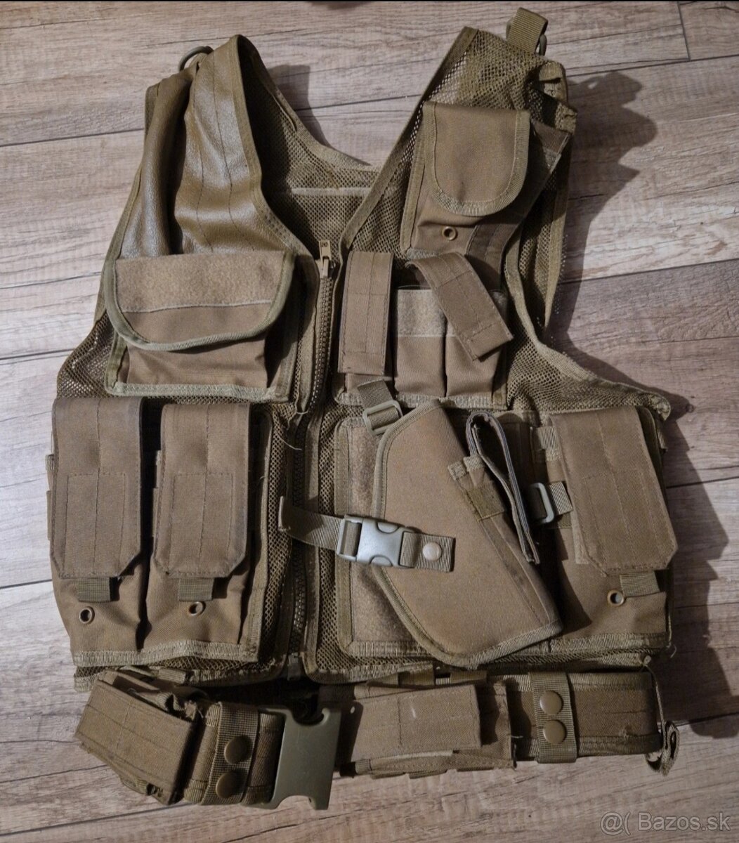 Taktická vesta army Airsoft ASG ossr USA ossr mil-tec heliko
