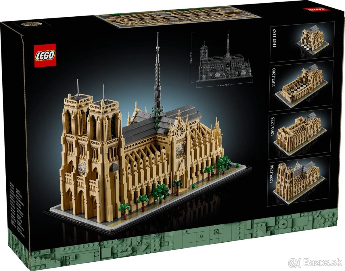 Predám LEGO Architecture Notre‑Dame 21061 – nový, originál