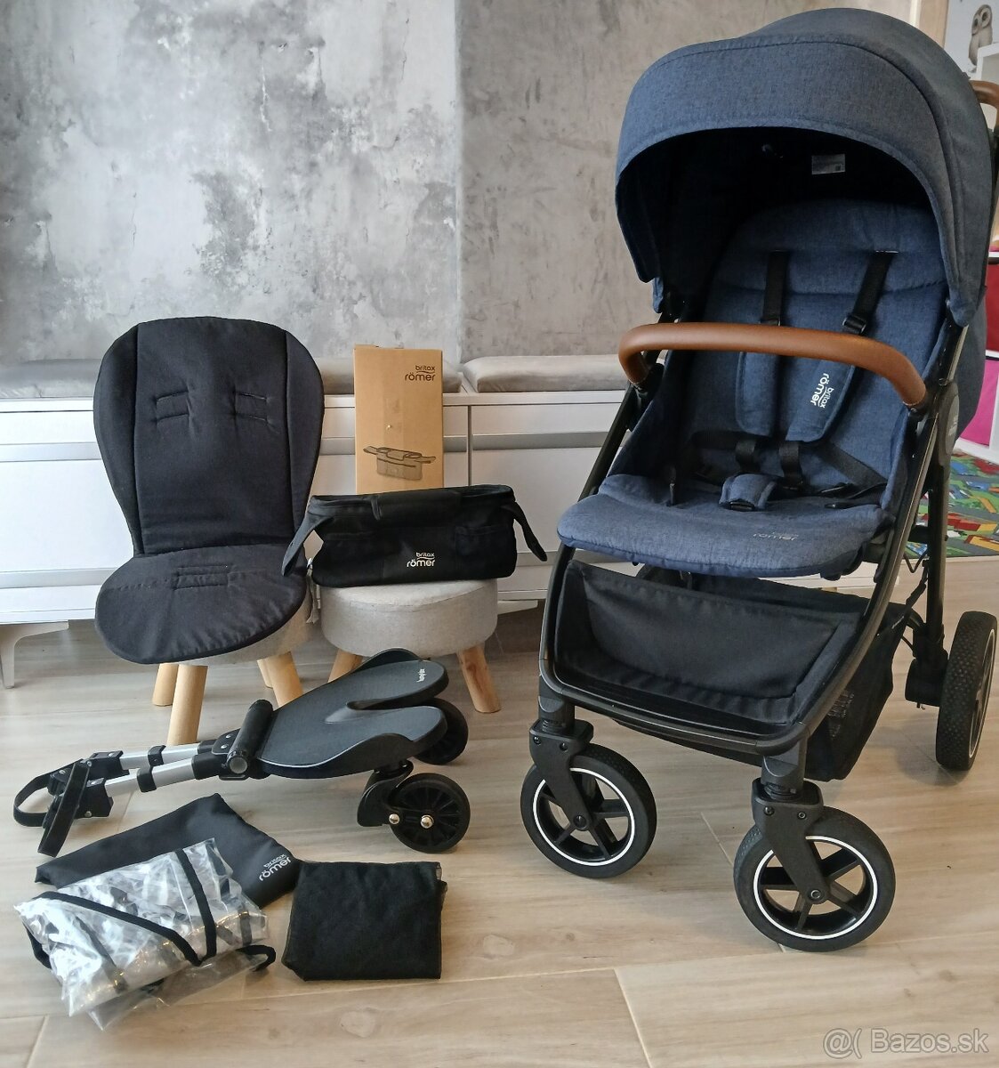 BRITAX RÖMER Kočík športový B-Agile R Navy Ink/Brown Diamond