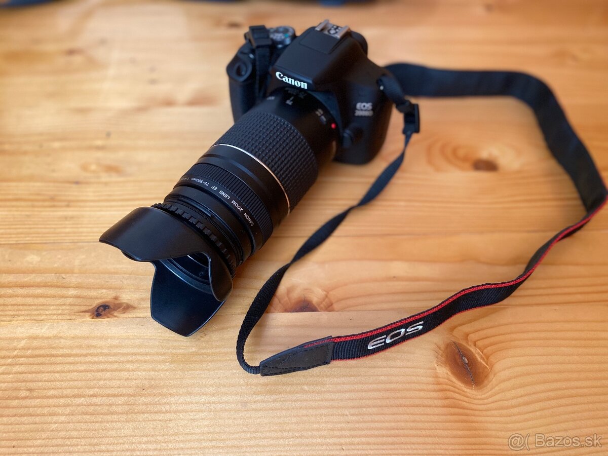 Canon EOS 2000D + 18-55 mm 75-300 mm