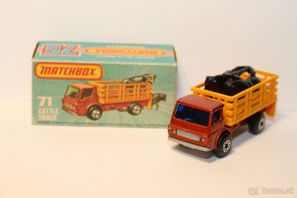 Matchbox SF Cattle truck
