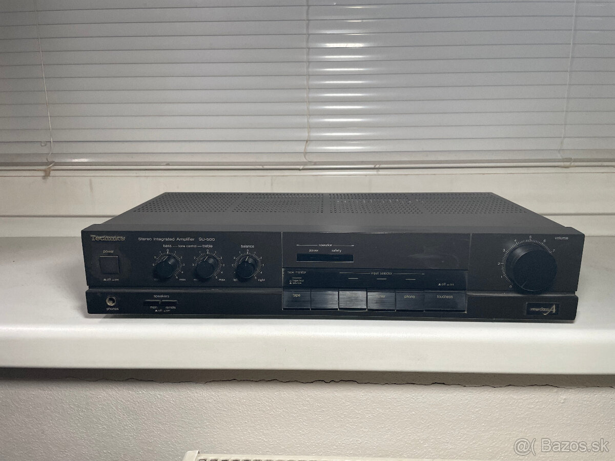 ZESILOVAČ TECHNICS SU - 500 plne funkcni