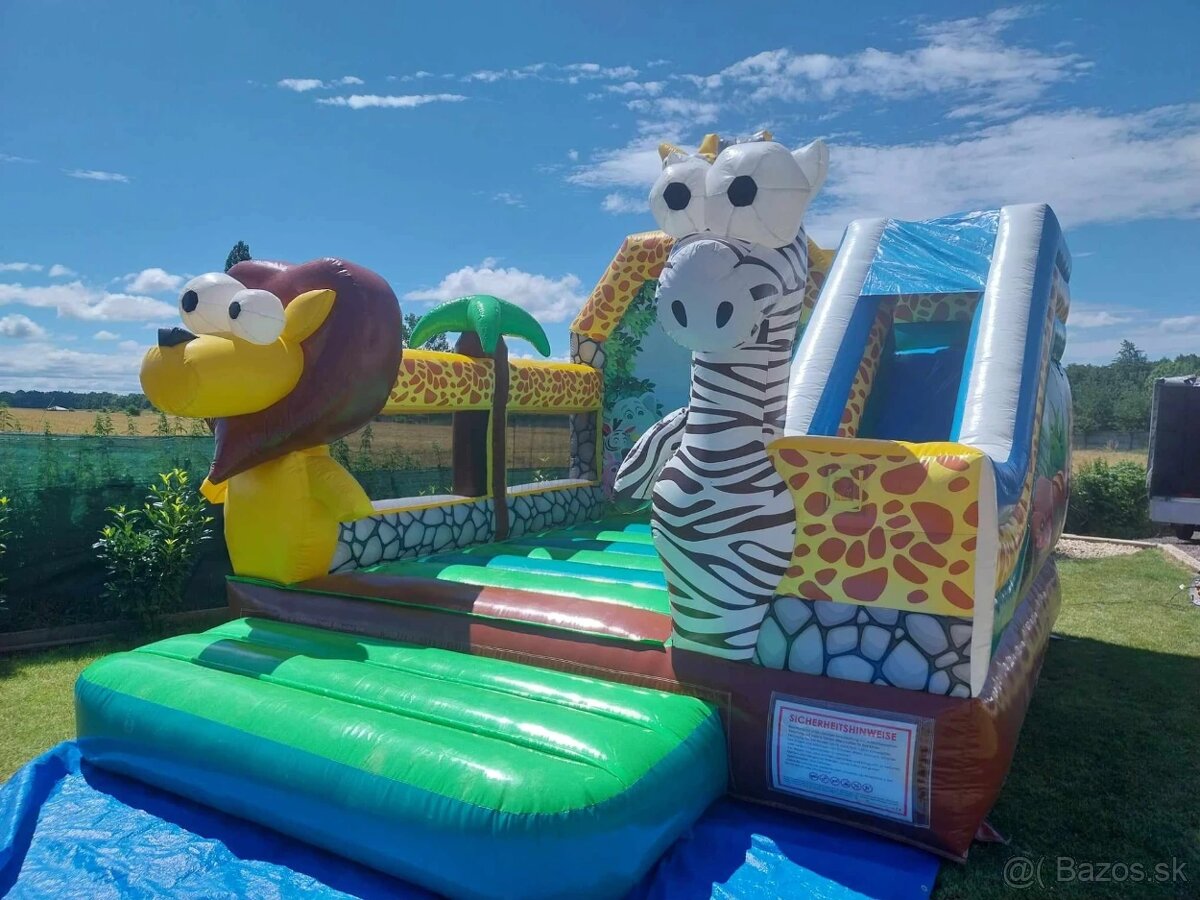 Skákací hrad Džungla