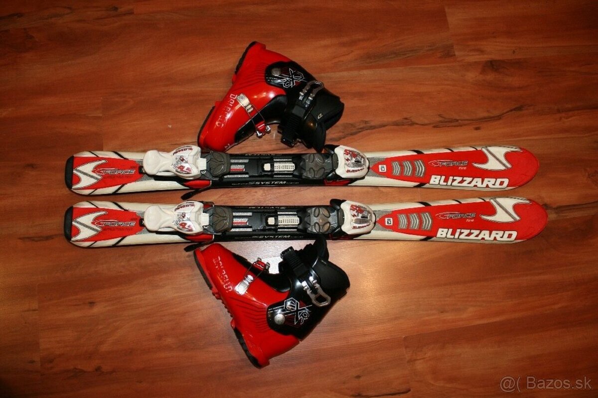 lyže Blizzard G force 100 cm , lyžiarky