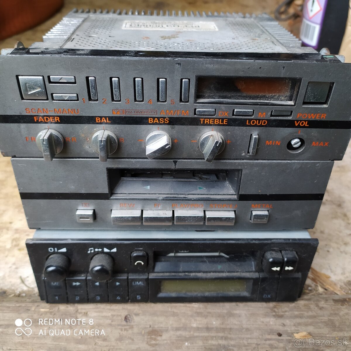 Auto přehrávače různé, autorádia, ruším sbirku