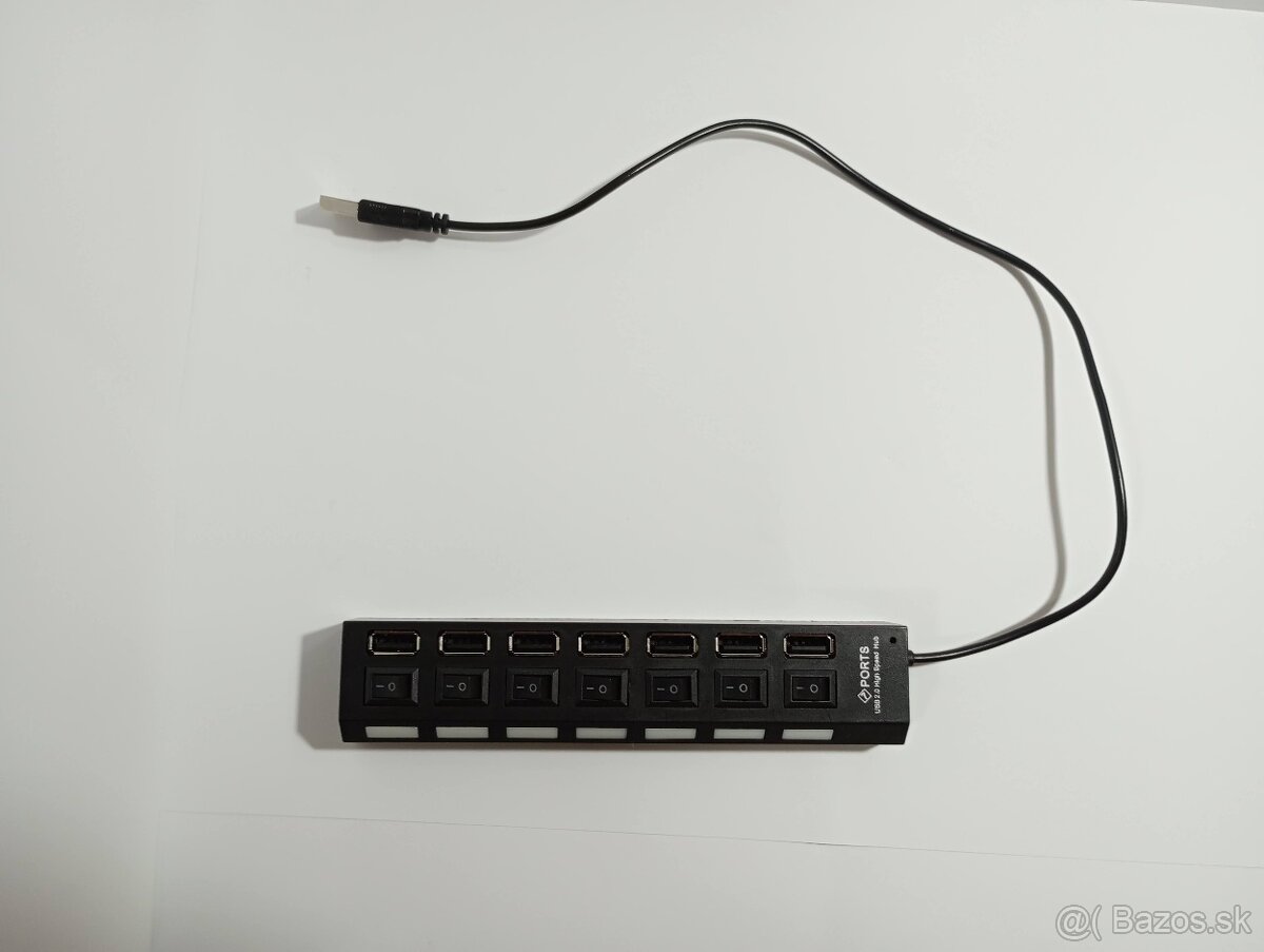 7-portový USB 2.0 rozbočovač