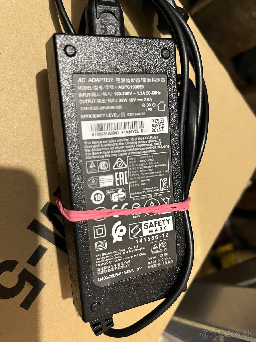 AC Adapter 38W 19V 5.5x2.5MM