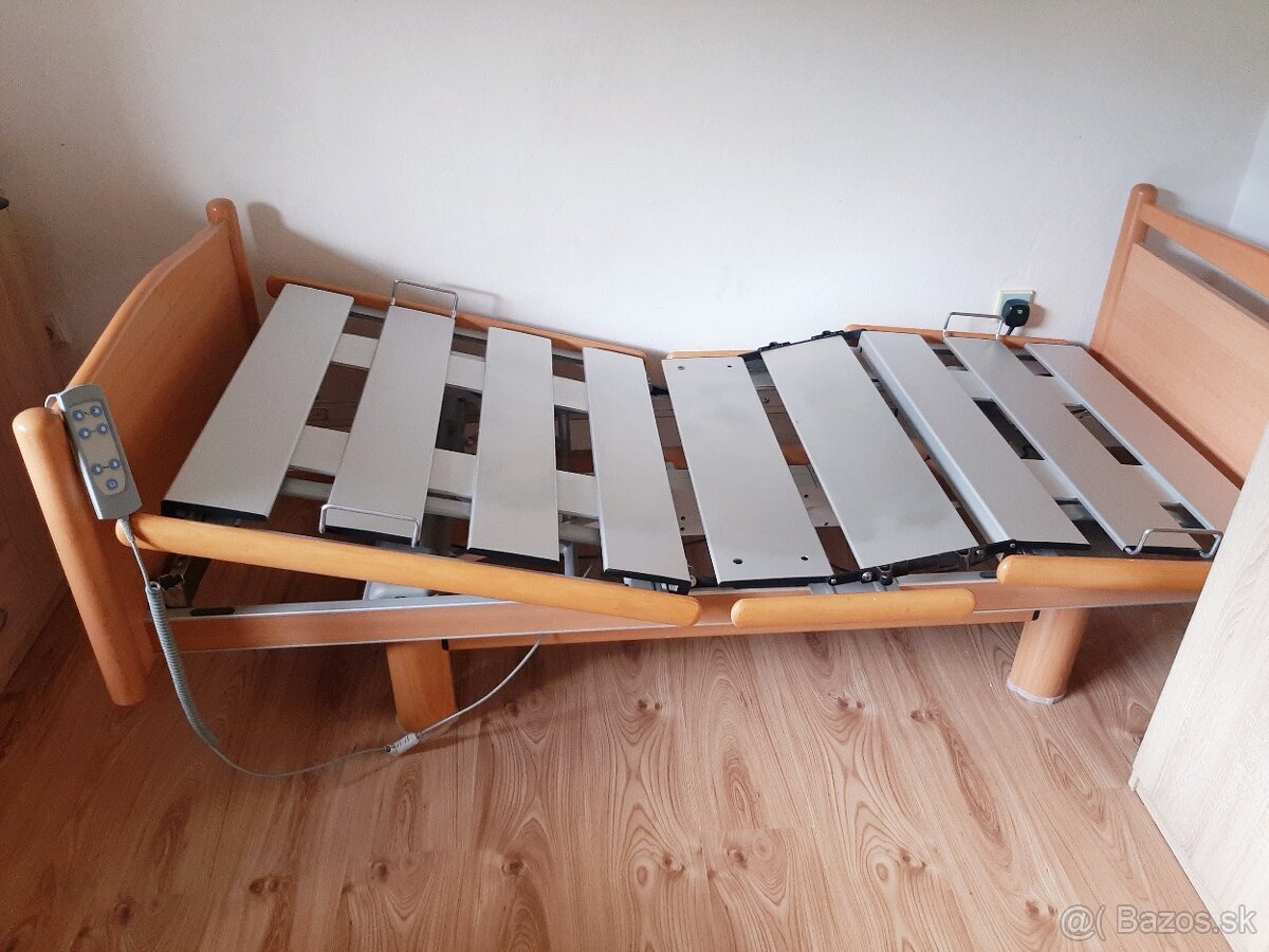 Elektronická polohovateľná posteľ