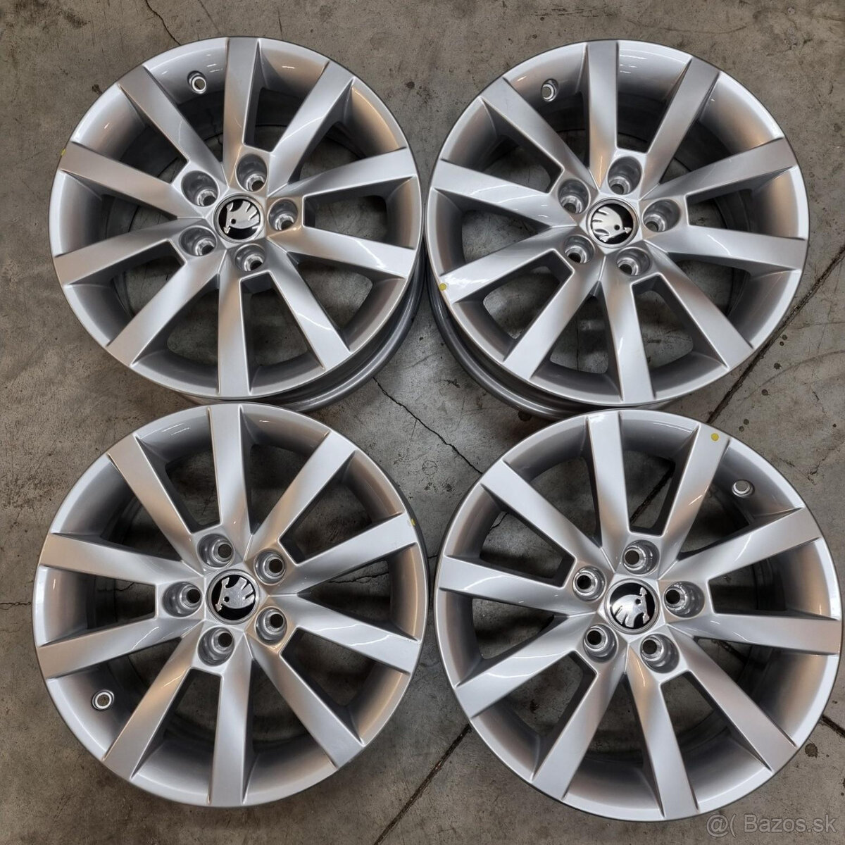 Hliníkové Škoda disky 5x100 R15 6J ET38