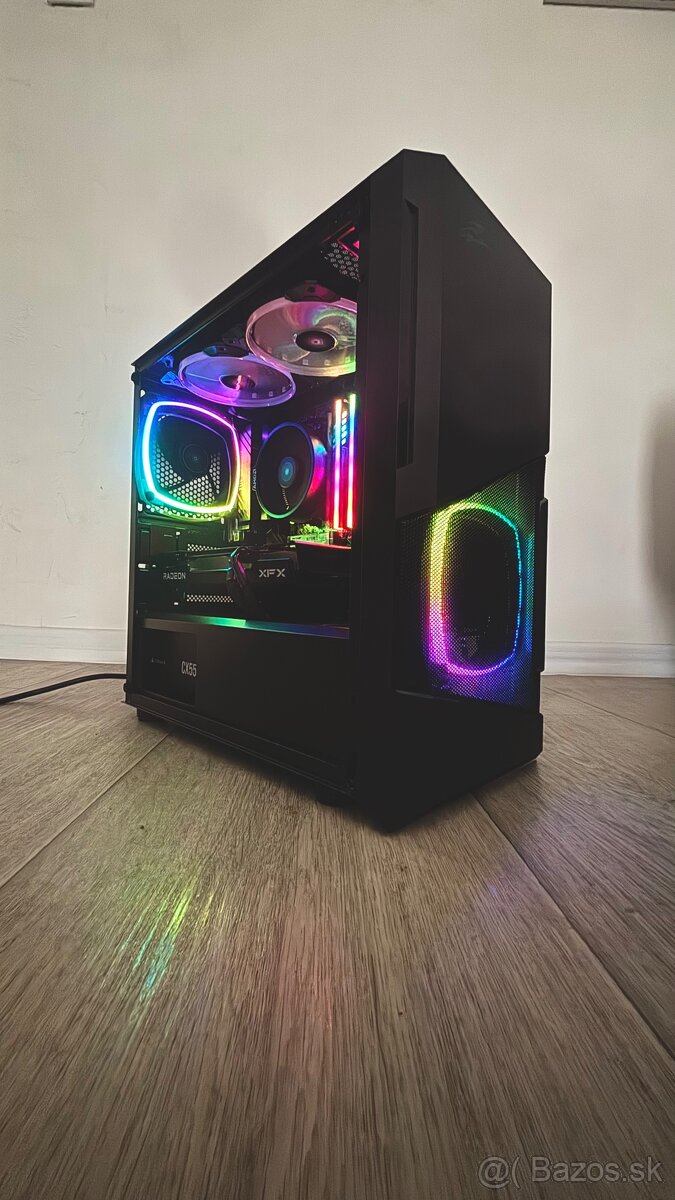 Herný pc Ryzen 5 5600X, RX 6600 8GB, 16GB RAM, SSD