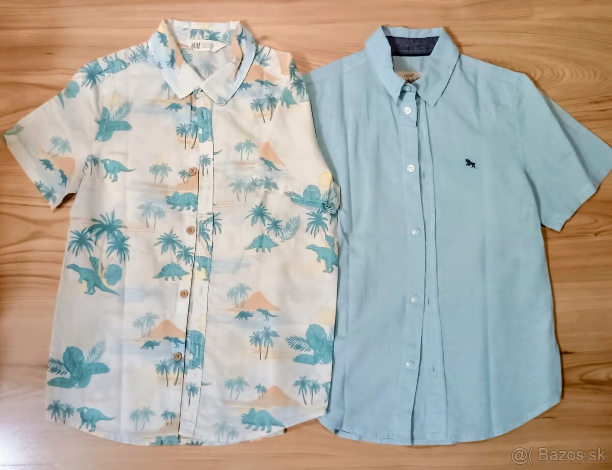 Košeľa s krátkym rukávom veľ. 128