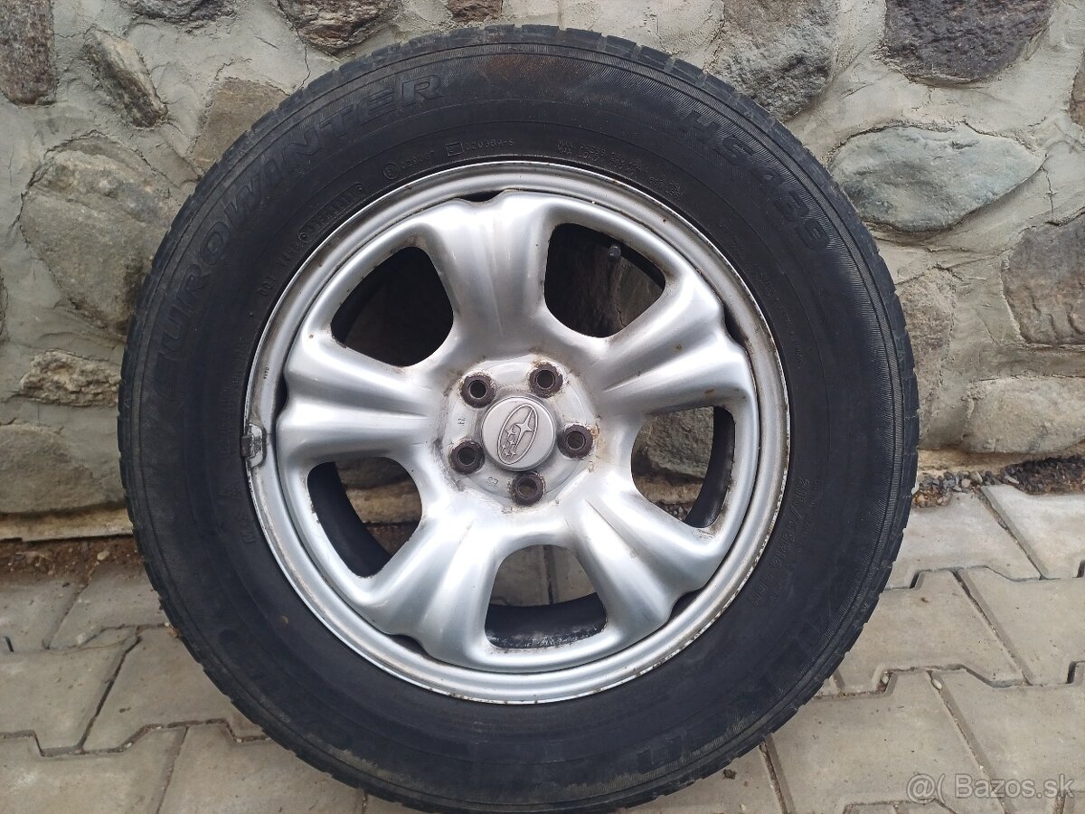 Plechové disky na Subaru Forester