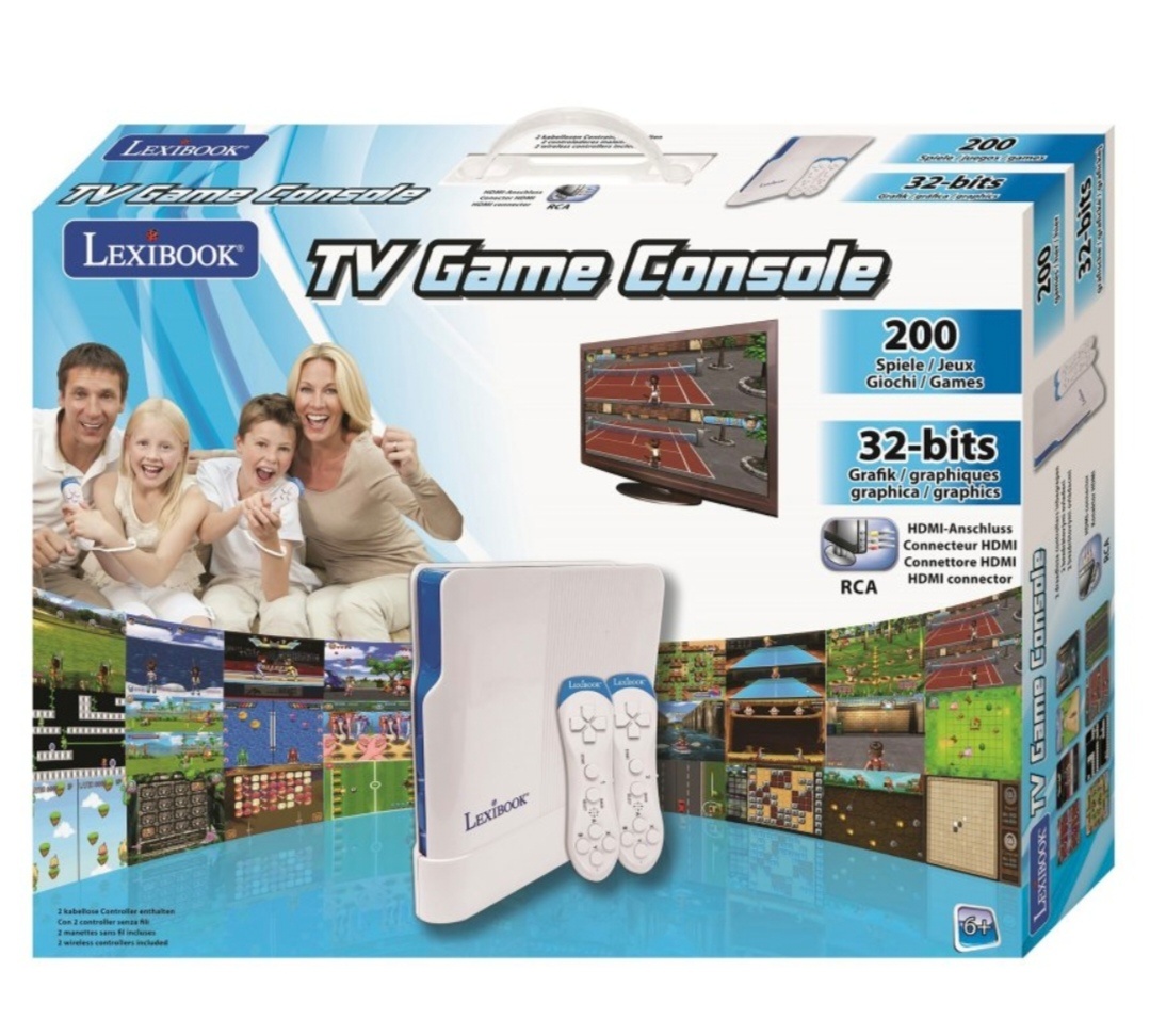 Herná TV konzolaHDMI - 2 ovládače + 200 hier