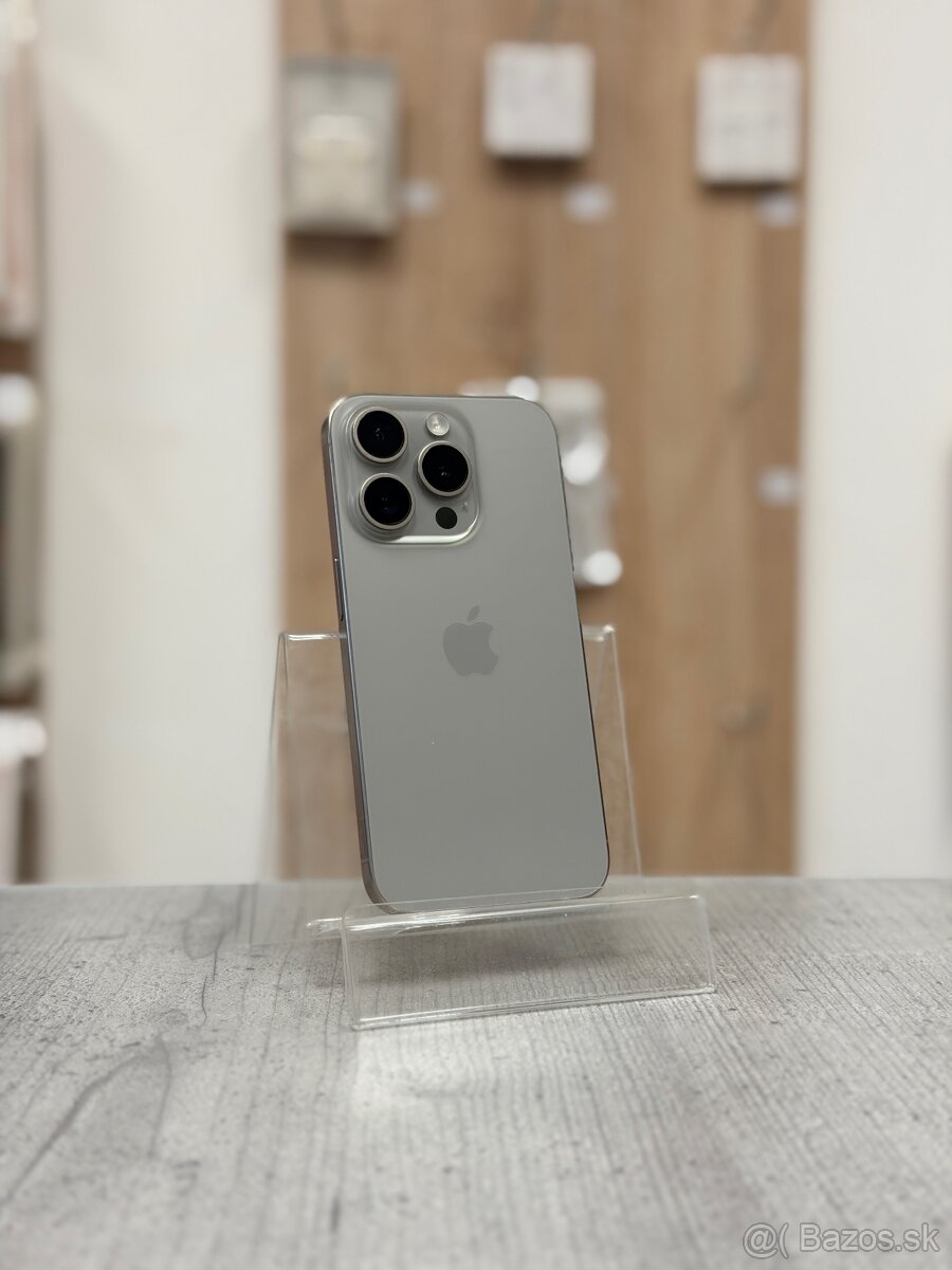 100% BATÉRIA - Apple iPhone 15 Pro 128GB Natural Titanium