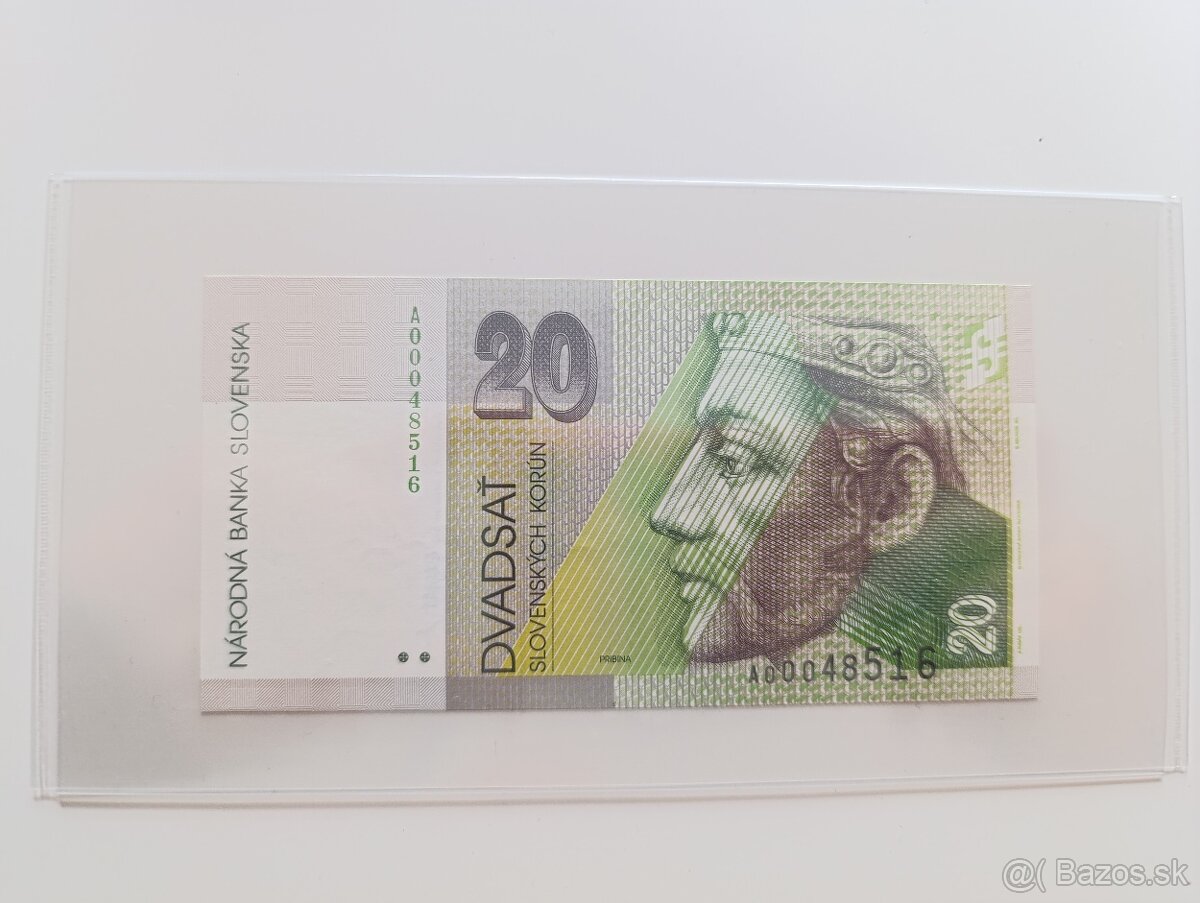 Predám bankovku 20sk 1993