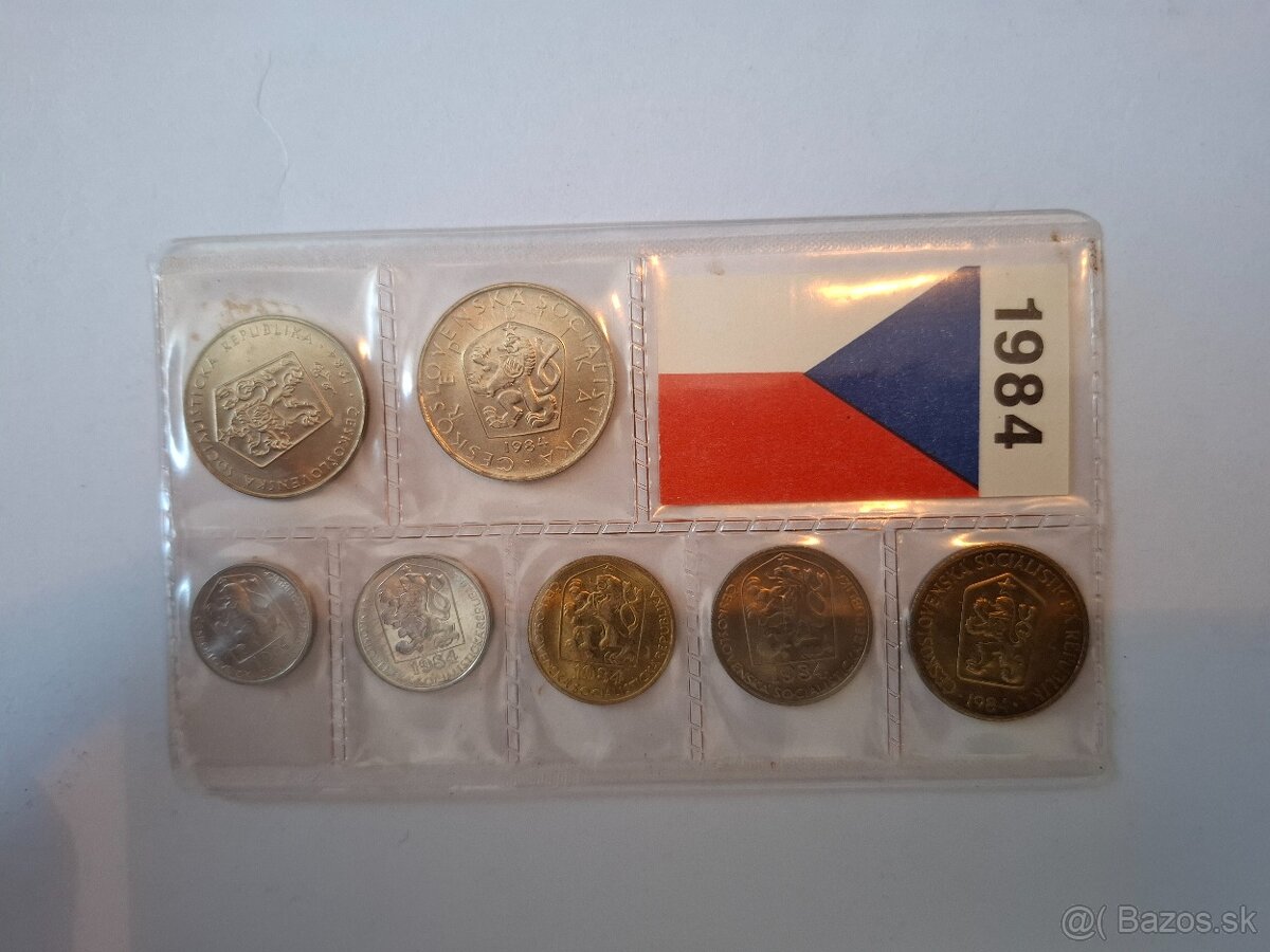 Ponukam na predaj sady minci 1984-1990