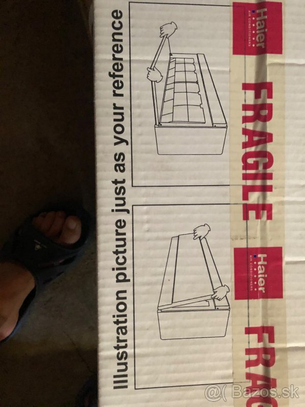 Haier kryty na vnútornú jednotku