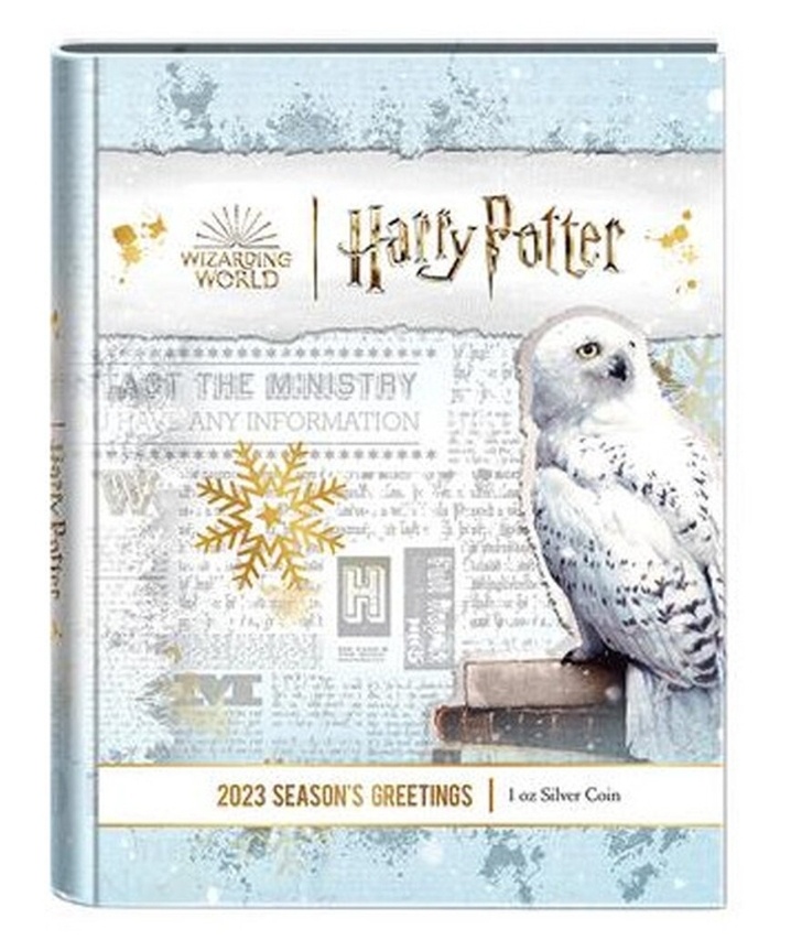 Harry Potter strieborna vianocna minca