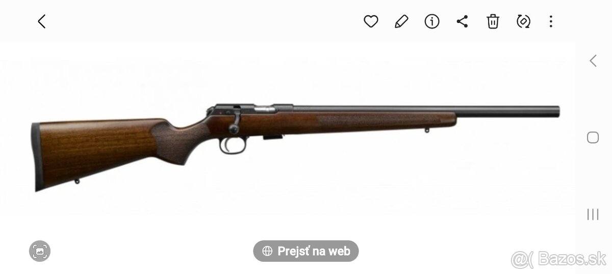 CZ457 Varmint 22LR.