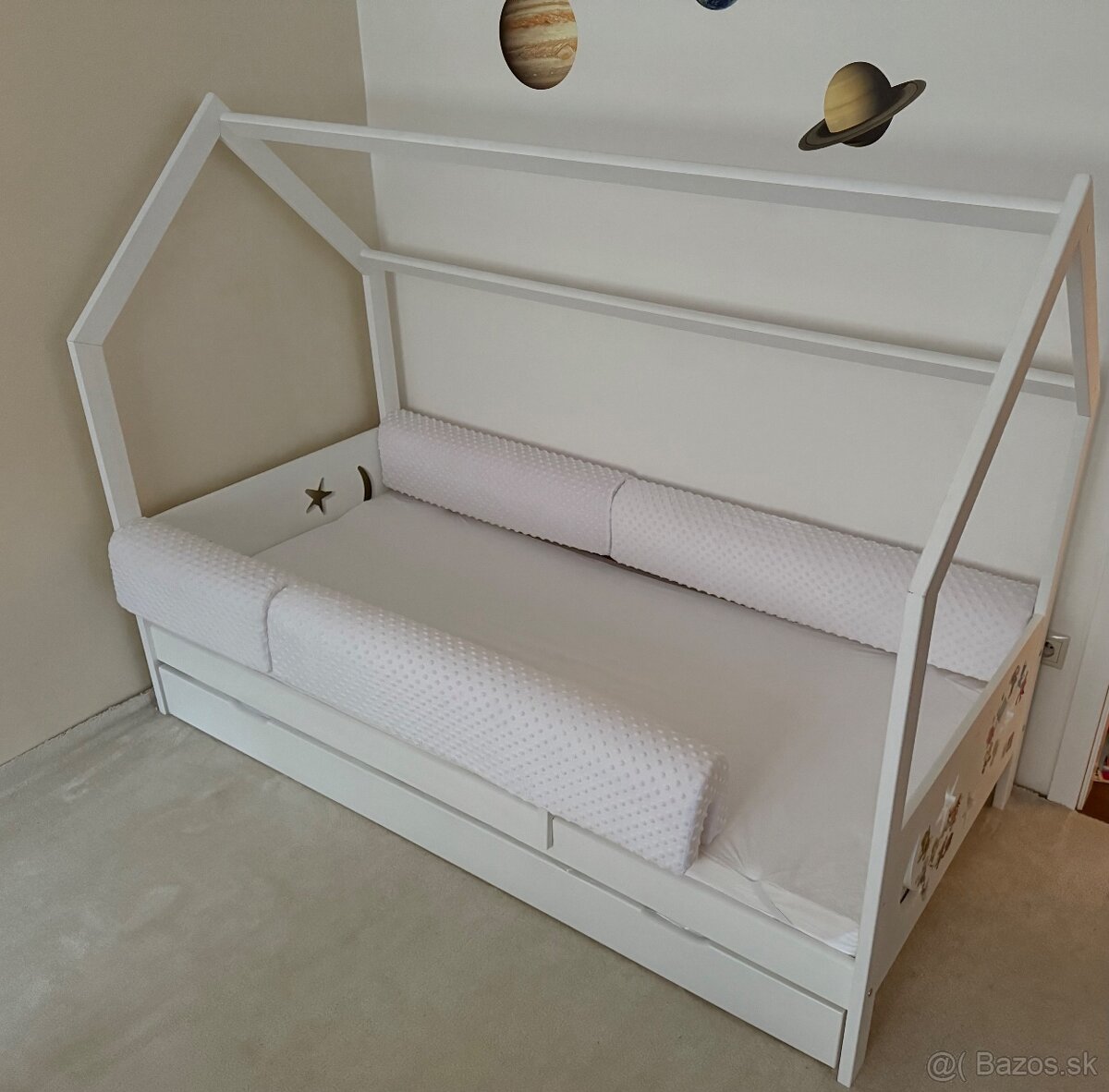 Posteľ domček s prístelkou