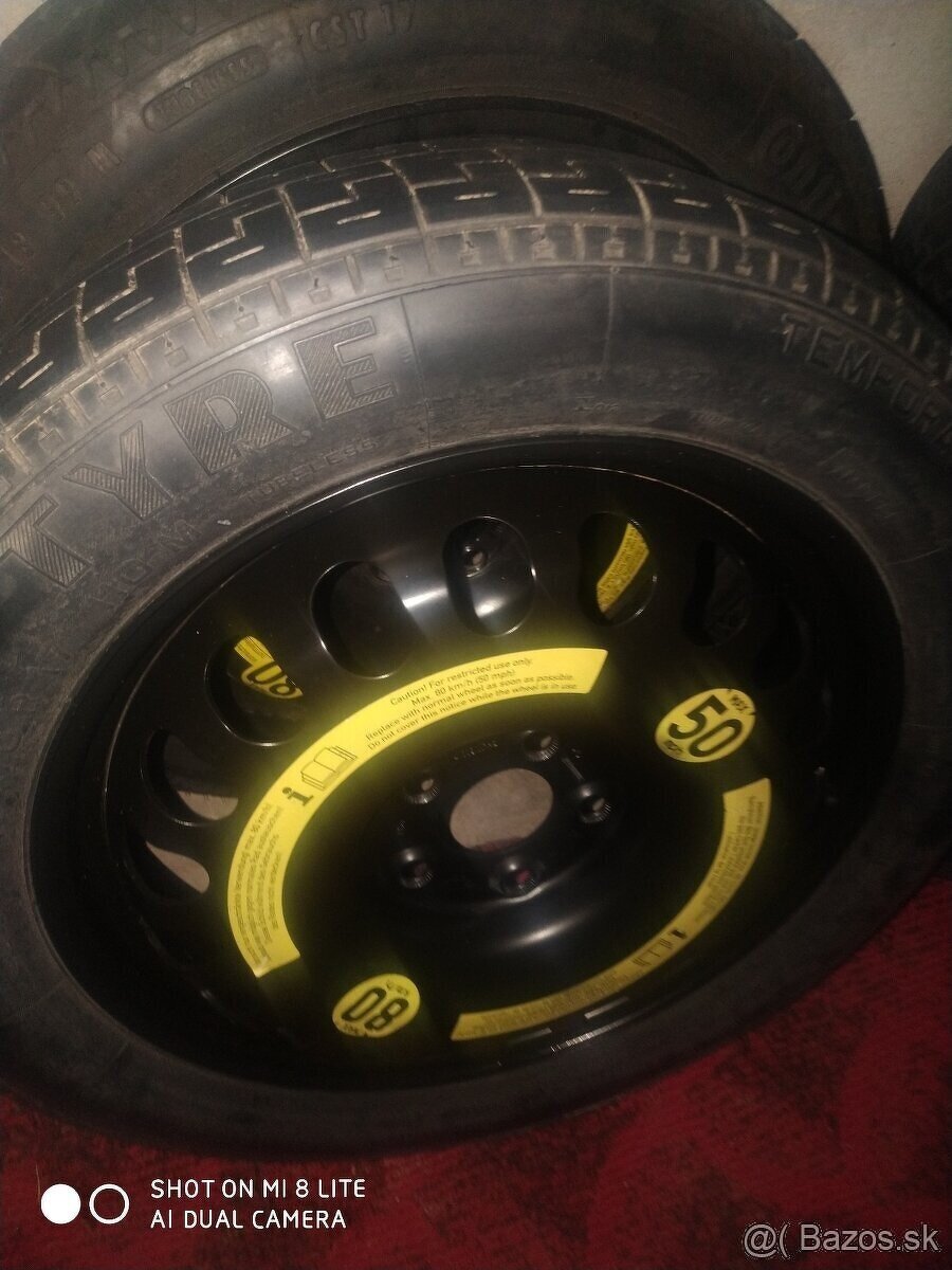 Originál dojazdova rezerva tenká Mercedes 5x112 R17
