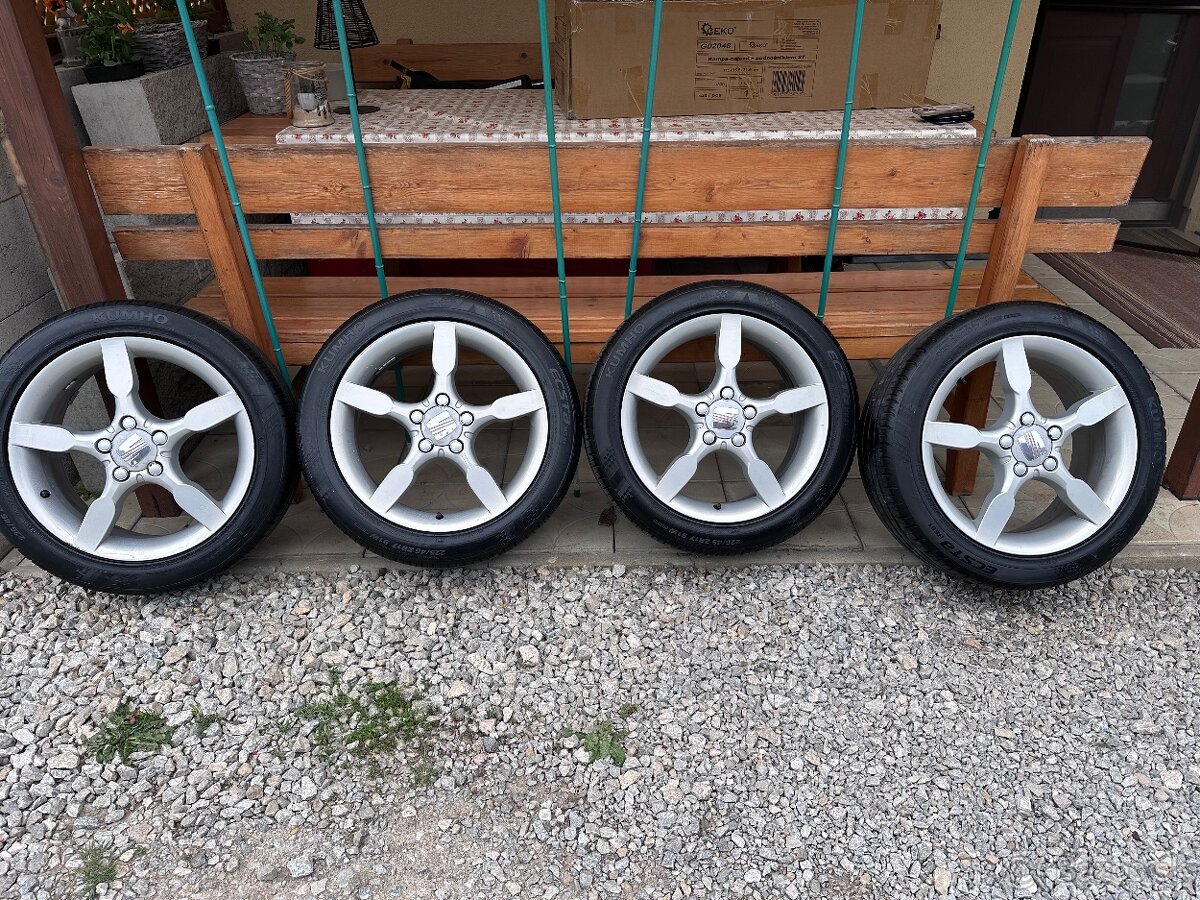 Predám elektrony SEAT LEON FR 5x112 R17 + pneu 225/45 R17