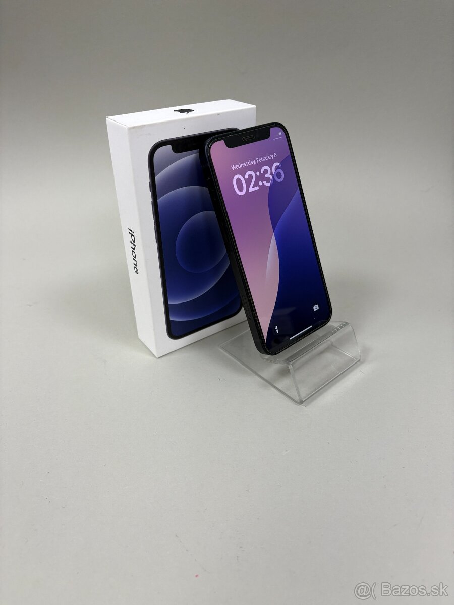 Apple iPhone 12 128GB Black-Batéria 100%