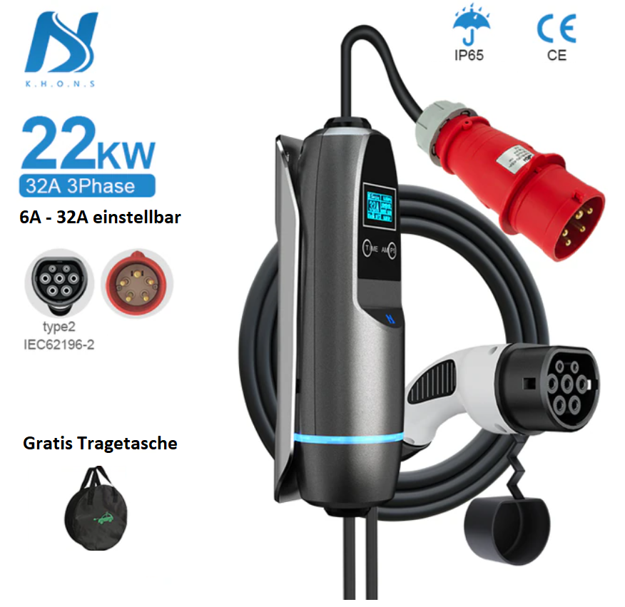 KHNOS Mode typ2 22kW 32A