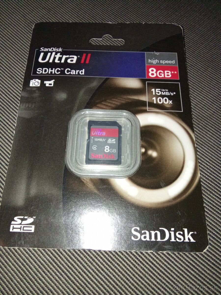 SanDisk SD karta 8GB, nova a nerozbalena, viac kusov
