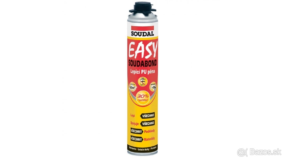 Predám lepiacu penu easy od značky SOUDAL
