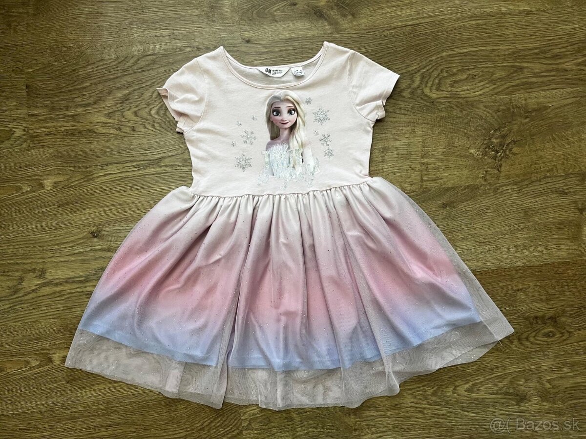 Šaty Frozen H&M, veľkosť 122/128
