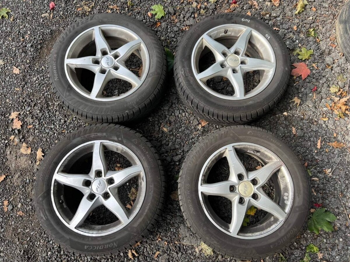 167. sada zimní alu kola 205/55 r16 5x112 VW Škoda