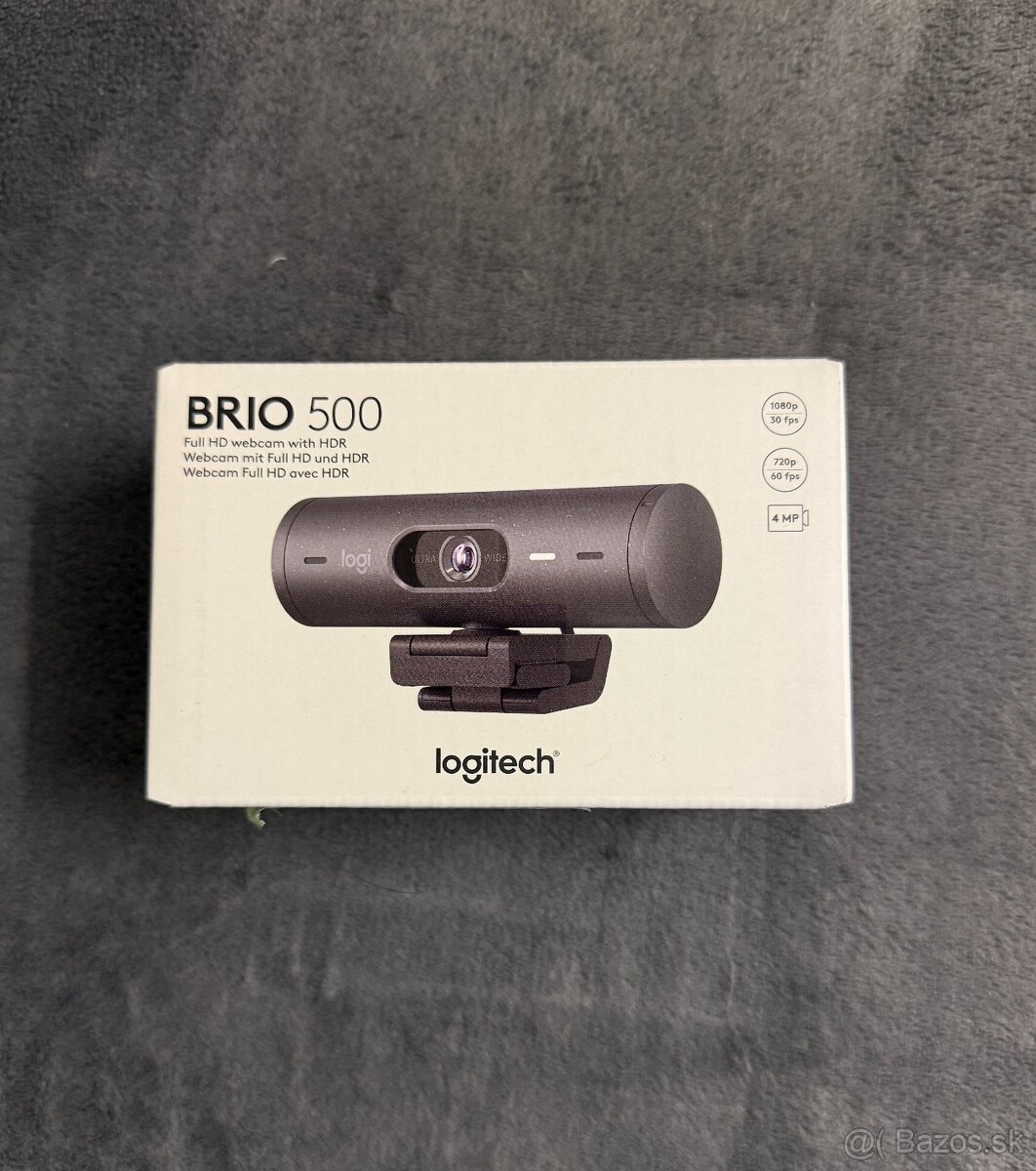 Webkamera Logitech Brio 500 – Graphite